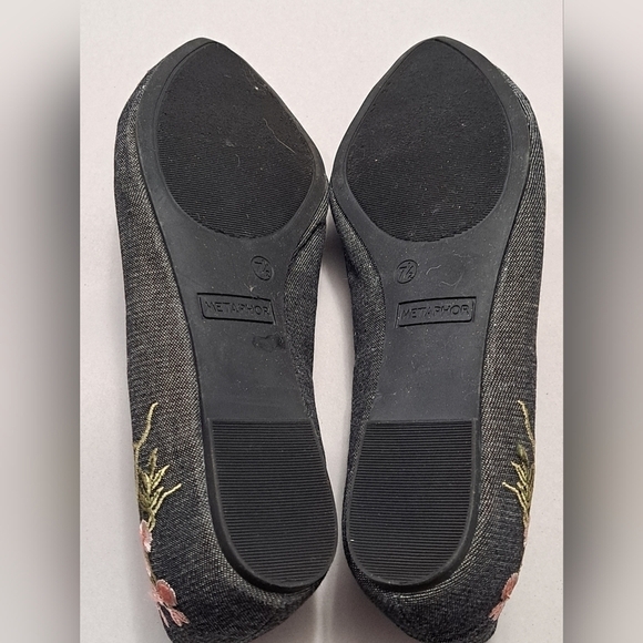 Metaphor Women's Embroidered Slip On Flats   Size 7.5 - Picture 9 of 11